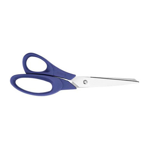 Tesoura com cabo plástico 21cm Azul