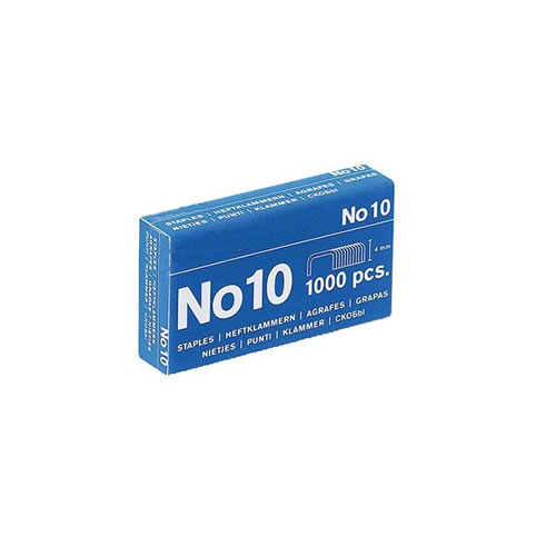 Agrafos nº 10 caixa c/1000un - Pack 12