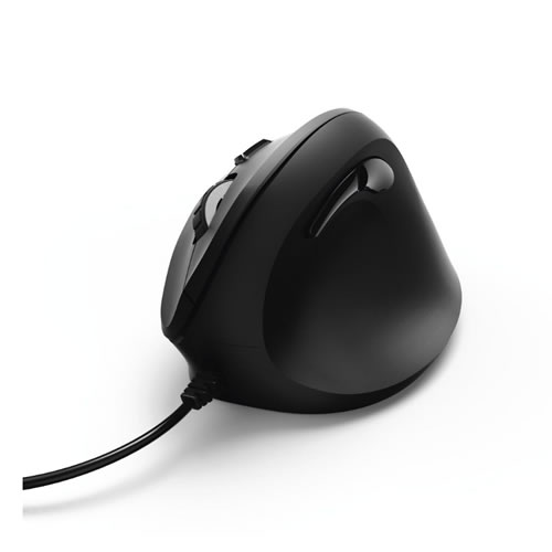 Rato Ergonómico Com Fios Hama EMC-500 - Preto