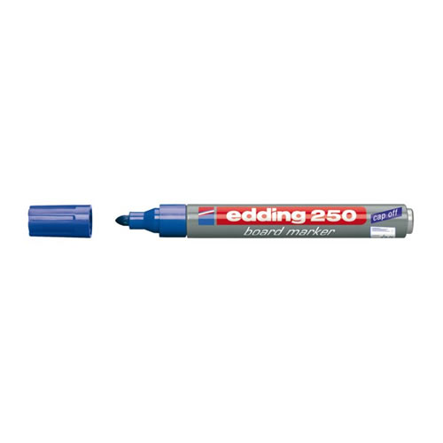 Marcador Grosso Edding 250 Azul Cx 10un