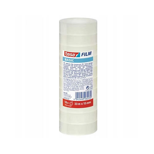 Fita Adesiva Tesa 15mmx33mt - Pack 10