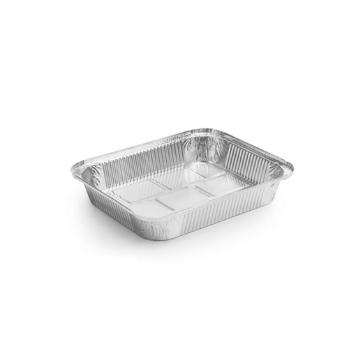 Embalagem Alimentar Alumínio Retangular 600ml 100u