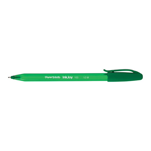 Esferog. InkJoy 100 Cap 1.0mm Verde - 1un