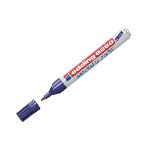 Marcador Edding 8280 Ultra Violeta Cx 10un