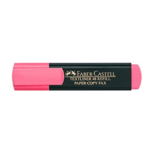 Marcador Faber-Castell Fluorescente Rosa Cx 10