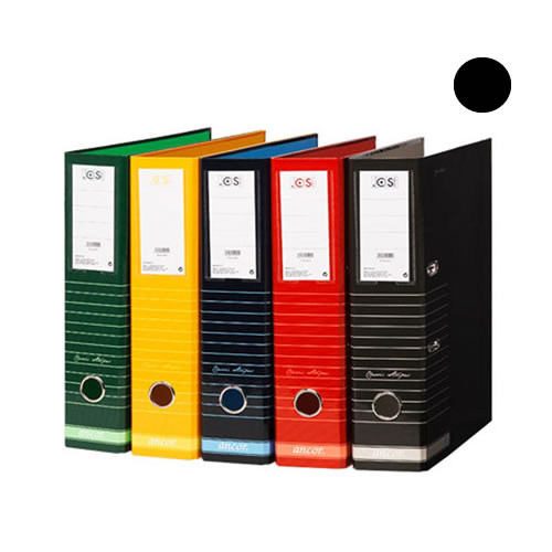 Pasta Arq. Ancor Preto L80 c/ Riscas Cinza - 10un