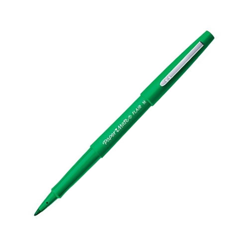 Esferográfica Futura Flair Verde - Cx12