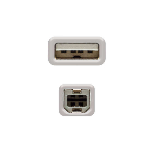 Cabo USB 2.0 A/B 1mt - Branco