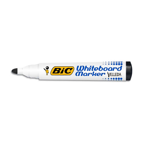 Marcadores BIC Velleda 1701 Pack12 Preto