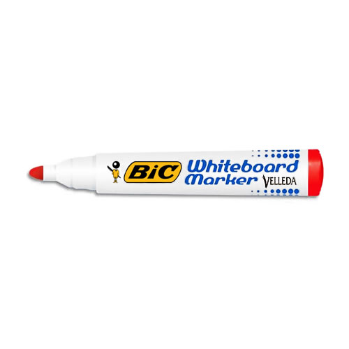 Marcadores BIC Velleda 1701 Pack12 Vermelho