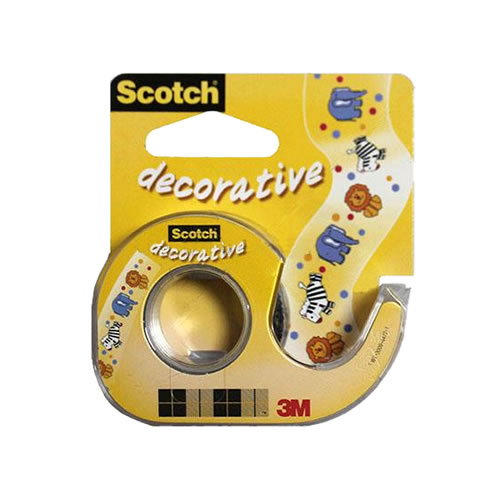 Fita Adesiva Scotch Decorative Animais 3mts - 1un