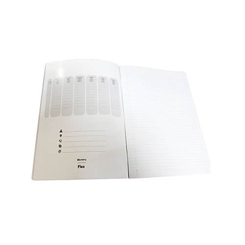 Caderno Agrafado A4 Flex Capa PP Pautado