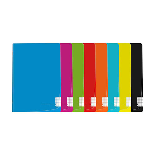 Caderno Agrafado A4 Flex Capa PP Quadriculado