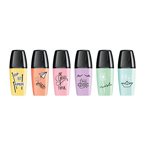 Marcador Stabilo Boss Mini Pastellove - Cx 6un