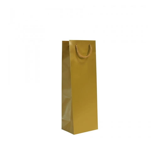 Saco para 1 Garrafa Ouro Brilhante