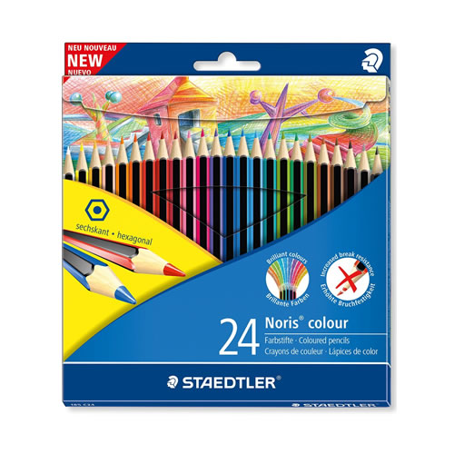 Lápis de Cor Staedtler Noris Colour - Cx 24un