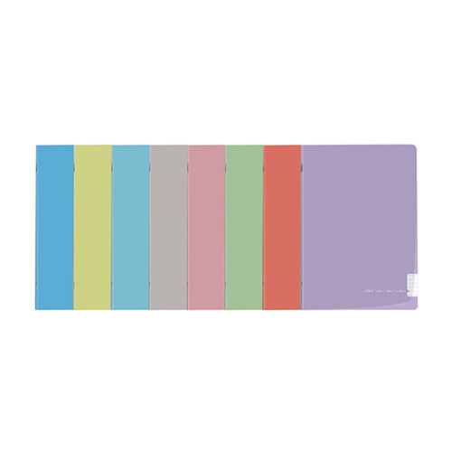 Caderno Agrafado A4 Flex Pastel Capa PP Quadricula