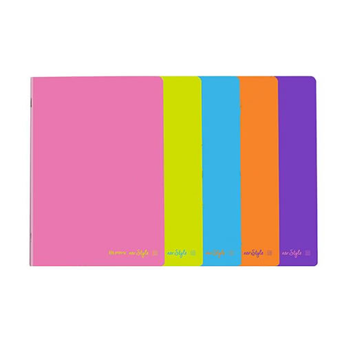 Caderno Agrafado Neo:Style A4 60F Pautado - Pack10