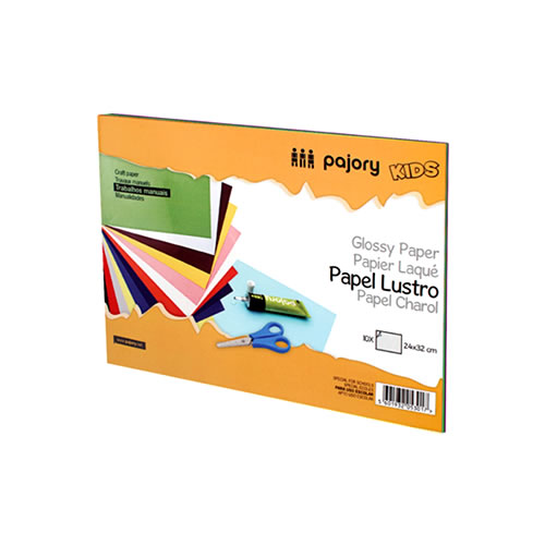 Bloco de Papel de Lustro 24x32cm 10 folhas