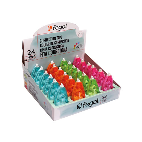 Corretor Fita Fegol 5mmx8mt - Pack 24un