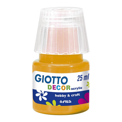 Tinta Acrilica Giotto Decor 25ml Laranja - Pack 6