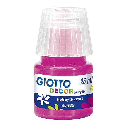 Tinta Acrilica Giotto Decor 25ml Magenta - Pack 6