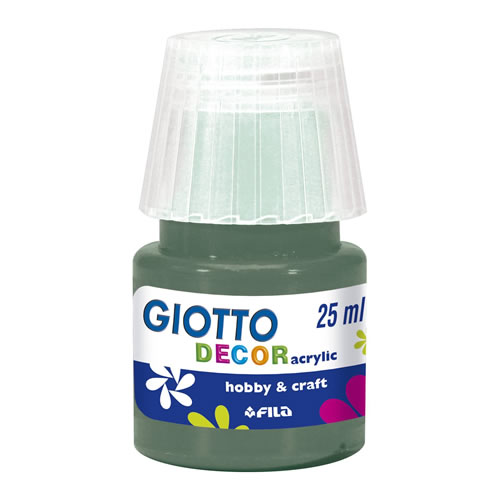 Tinta Acrilica Giotto Decor 25ml Floresta - Pack 6