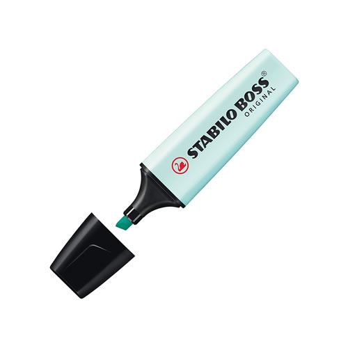 Marcador Stabilo Boss Pastel Turquesa - 1un