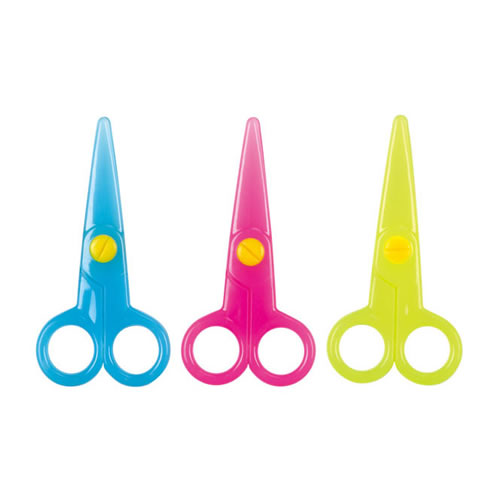 Tesoura Escolar Infantil 13cm Cores Sortidas - 1un