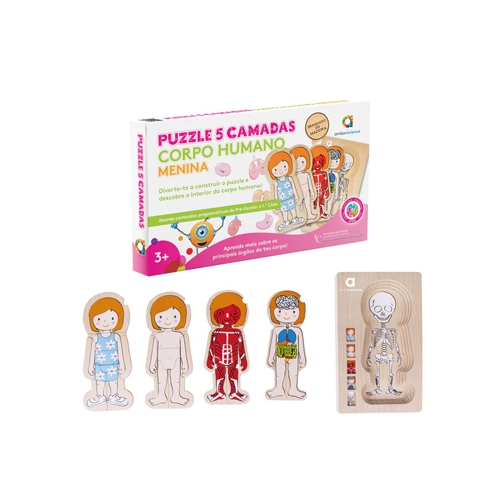 Puzzle Corpo Humano Menina