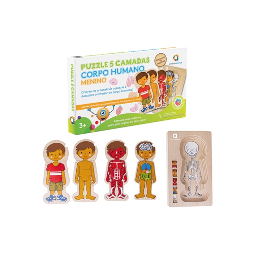 Puzzle Corpo Humano Menino