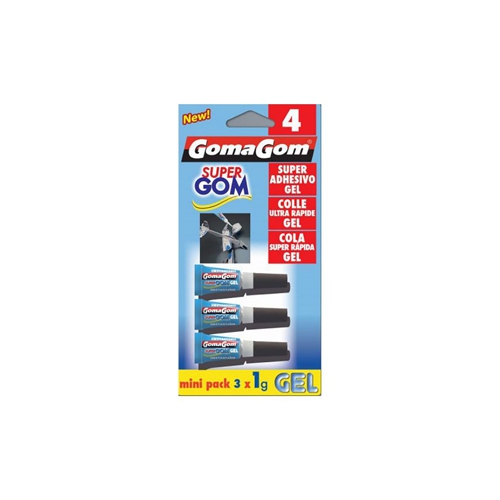 Cola Rápida 1g Instantânea Gel Mini - 3 un.