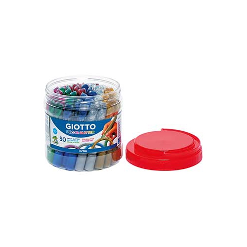 Cola Glitter Glue Cores Sortidas 10,5ml - Pack 50