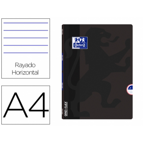 Caderno Agrafado A4 Oxford Openflex Pautado 90gr 