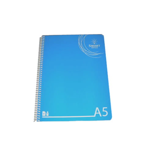 Caderno Espiral Capa Plástico A5 Pautado 100f 10un