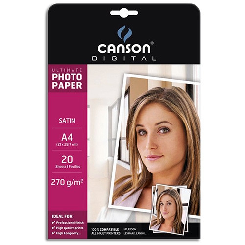 Papel Fotográfico Ultimate Satin A4 20f
