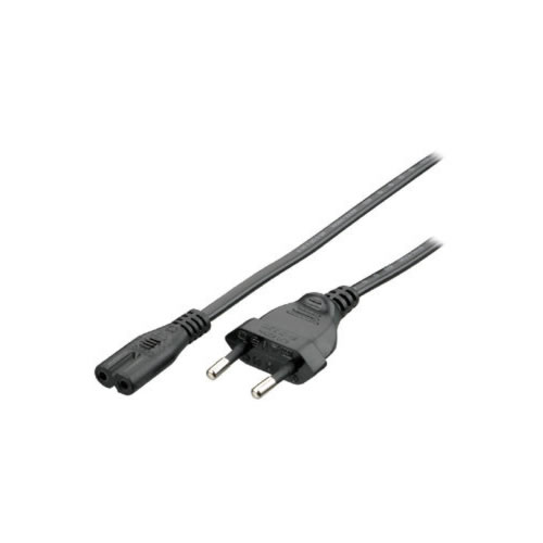 Cabo energia C7 para Schuko 1.8 m - Preto