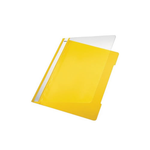 Classificador Plást. Capa Transp. Amarelo Pack 25