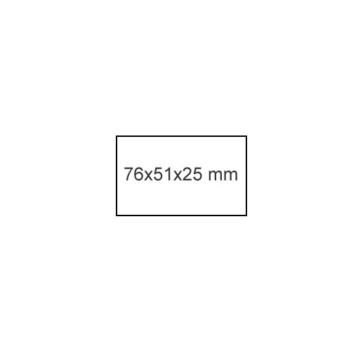 Rolo Etiquetas Térmicas 76x51x25 - rolo c/ 1000un