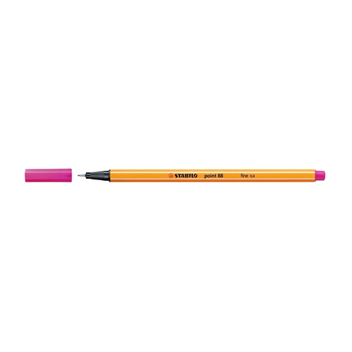 Marcador Stabilo Point 88 Rosa - Pack 10un