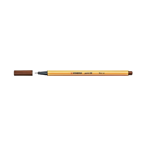 Marcador Stabilo Point 88 Castanho - 1un