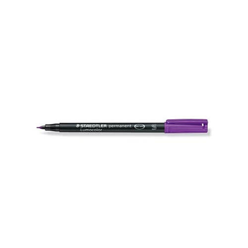 Marcador Staedtler Perm. Lumocolor S Violeta 10un