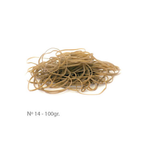 Elásticos nº 14 - caixa de 100g