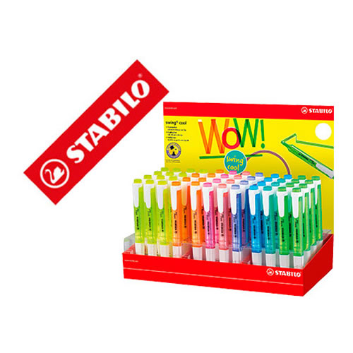 Marcador Stabilo Swing Cool Neon - Expositor 48un