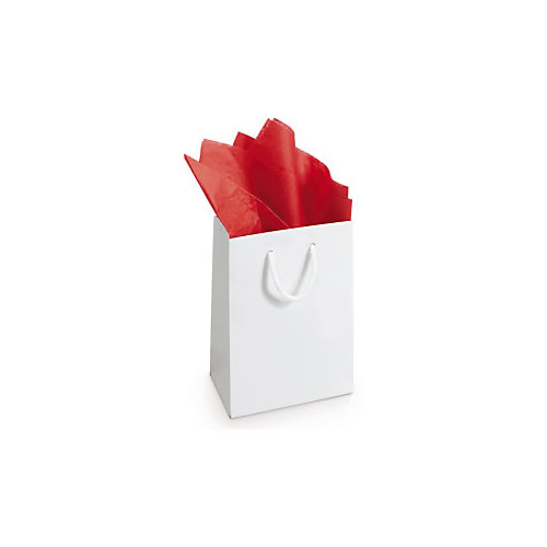 Papel Seda 52x76cm 18g Vermelho - Pack 25 Fls