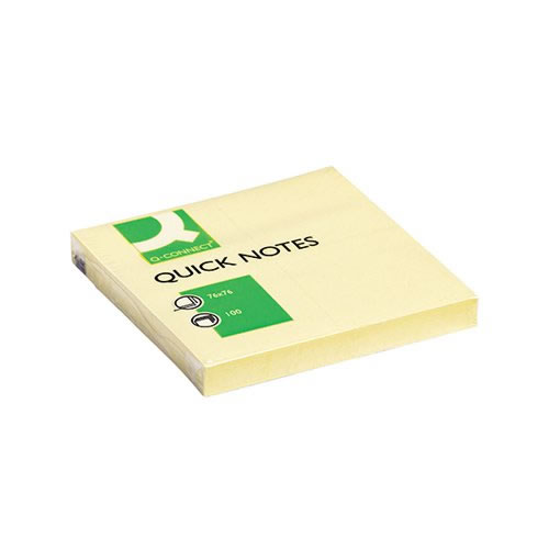 Bloco Adesivo Amarelo 76x76mm 100F - Pack 12