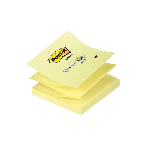 Bloco Adesivo Post-it Zig-Zag 76x76mm 100fls