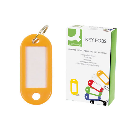 Porta Chaves Cor Amarelo Pack 100un