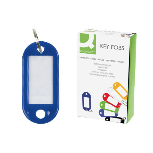 Porta Chaves Cor Azul Pack 100un