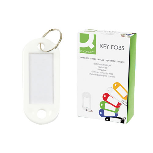 Porta Chaves Cor Branco Pack 100un